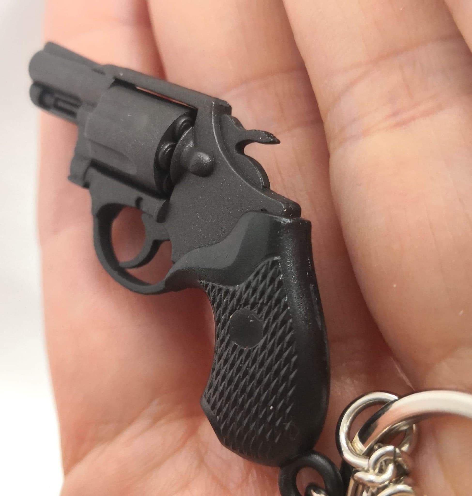 Mini Scale Key Chain Miniature Keychain DS Black grip Model 02 Free shipping